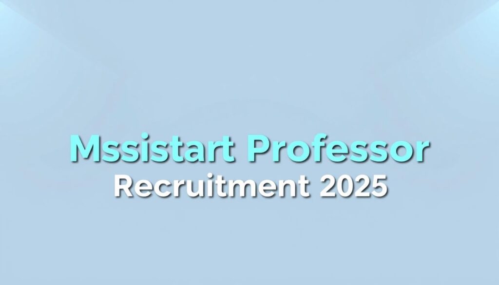 MHSRB Assistant Professor Recruitment 2025 | MHSRB असिस्टेंट प्रोफेसर भर्ती 2025